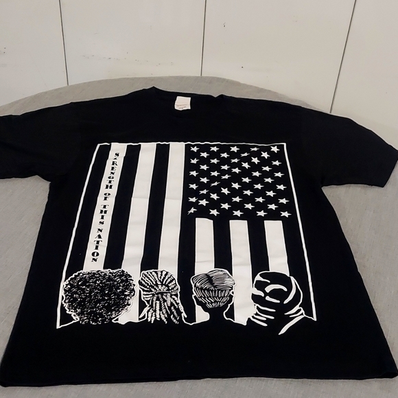 "Strength Of This Nation" Unisex Graphic Print T Shirt - Picture 1 of 6